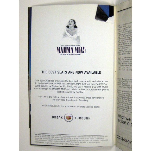 Phantom Playbill 2002 Majestic Theatre Howard McGillin Lisa Vroman Andrew Webber - Picture 5 of 8